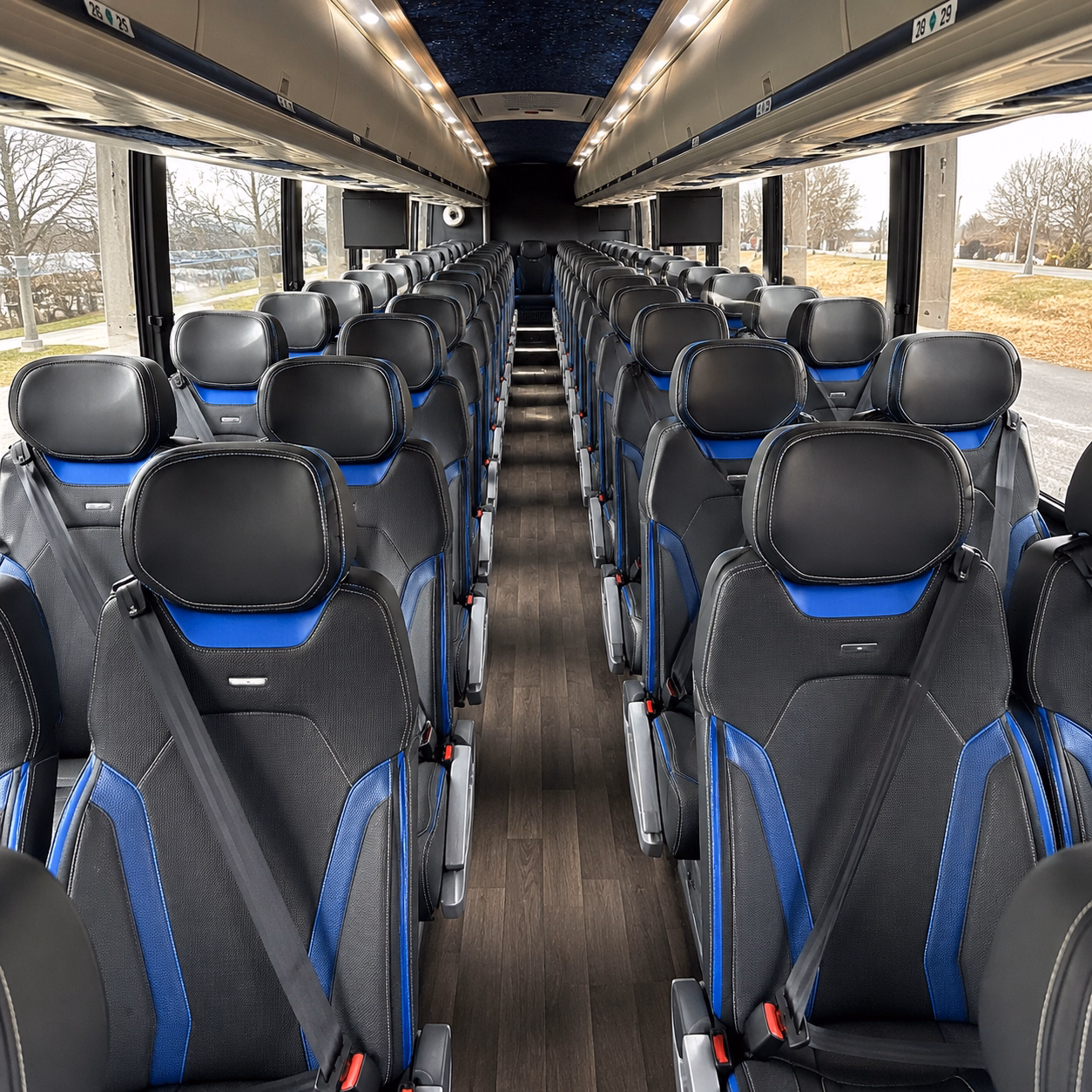 charter bus transfers to march air reserve base from rialto
