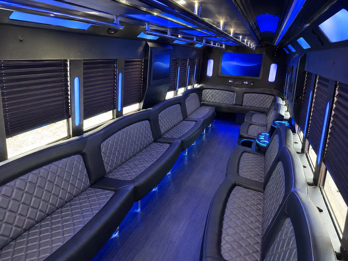 rialto concert party bus rental