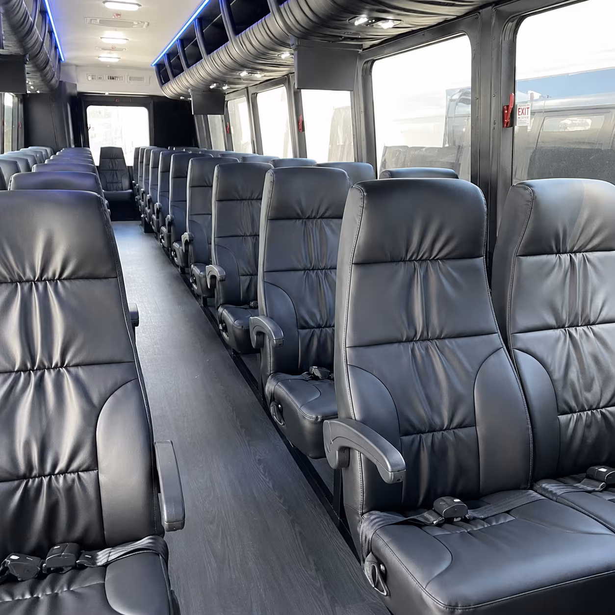 rialto employee transportation onboard seating