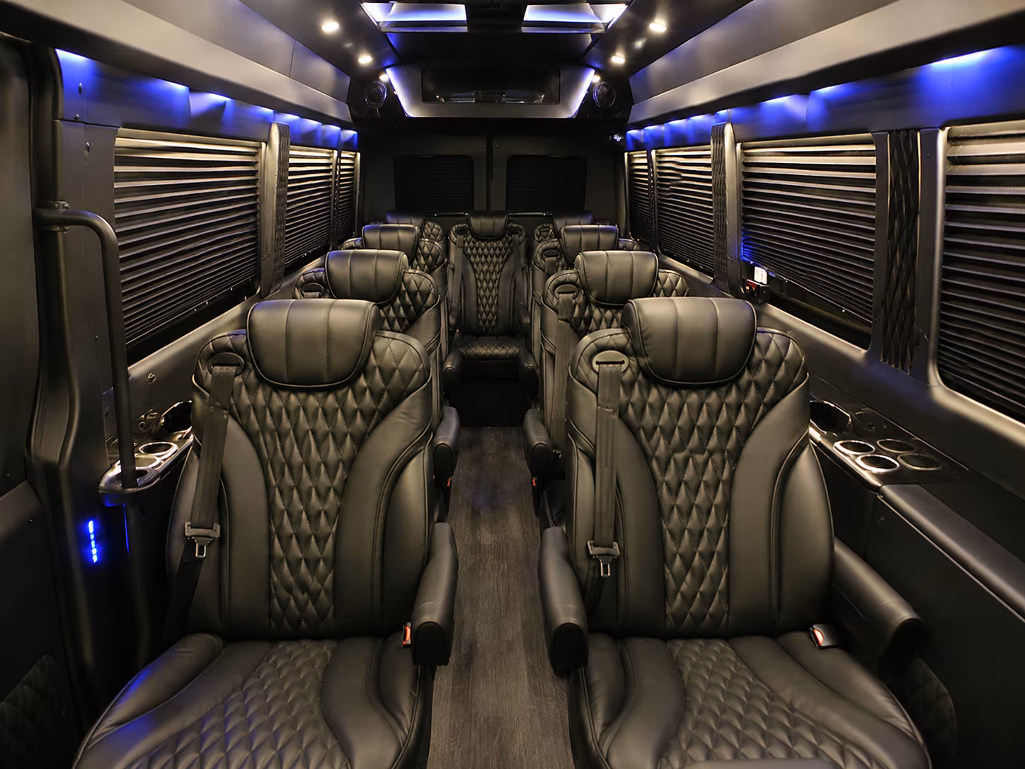 rialto private event transportation onboard seating