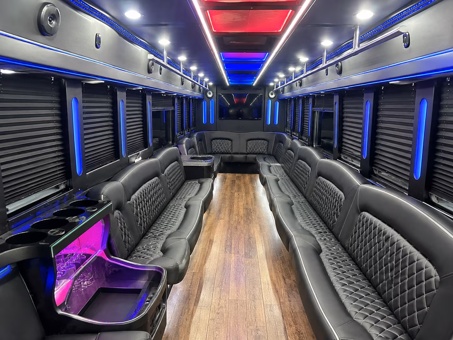 rialto sporting event party bus rental