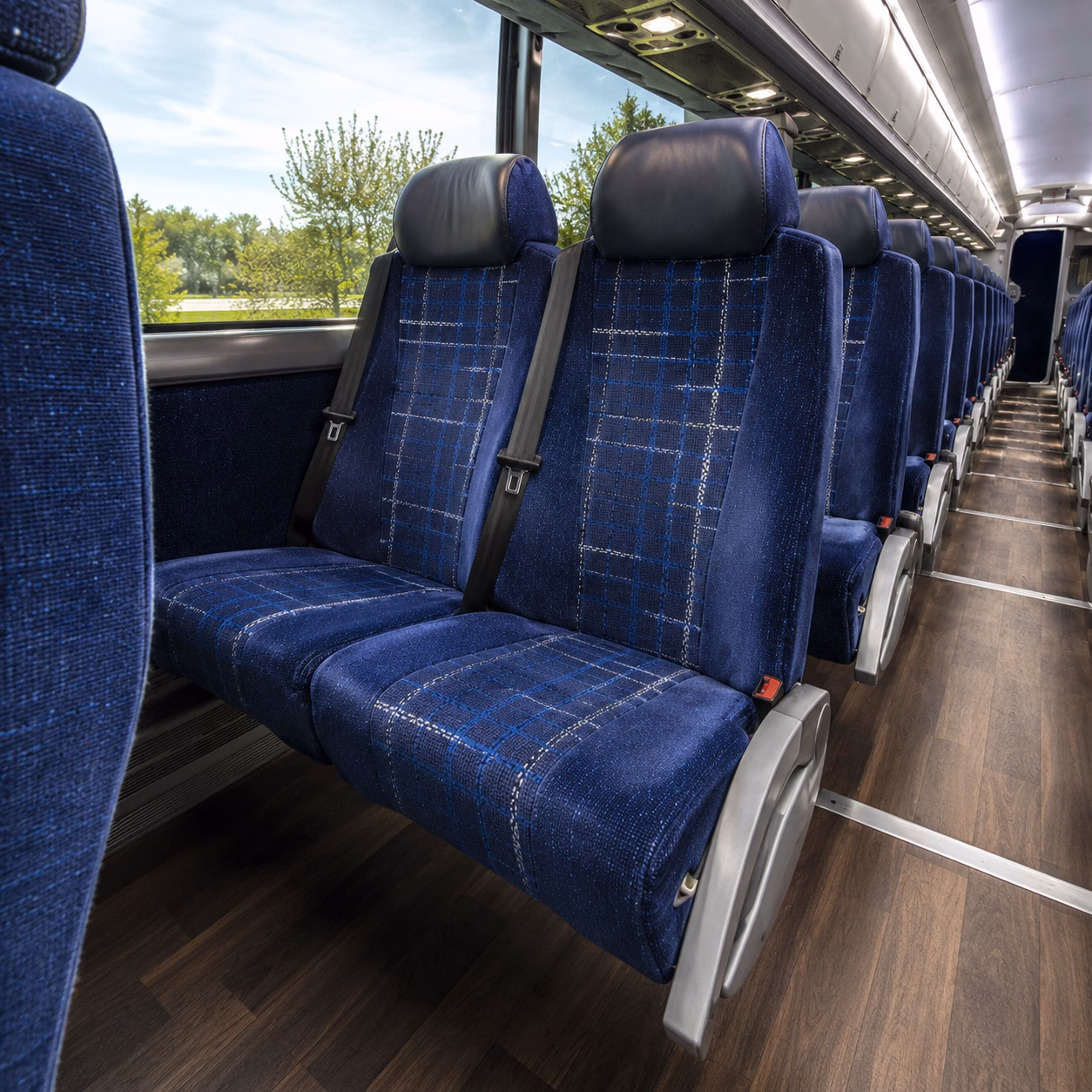 rialto sporting event transportation onboard seating