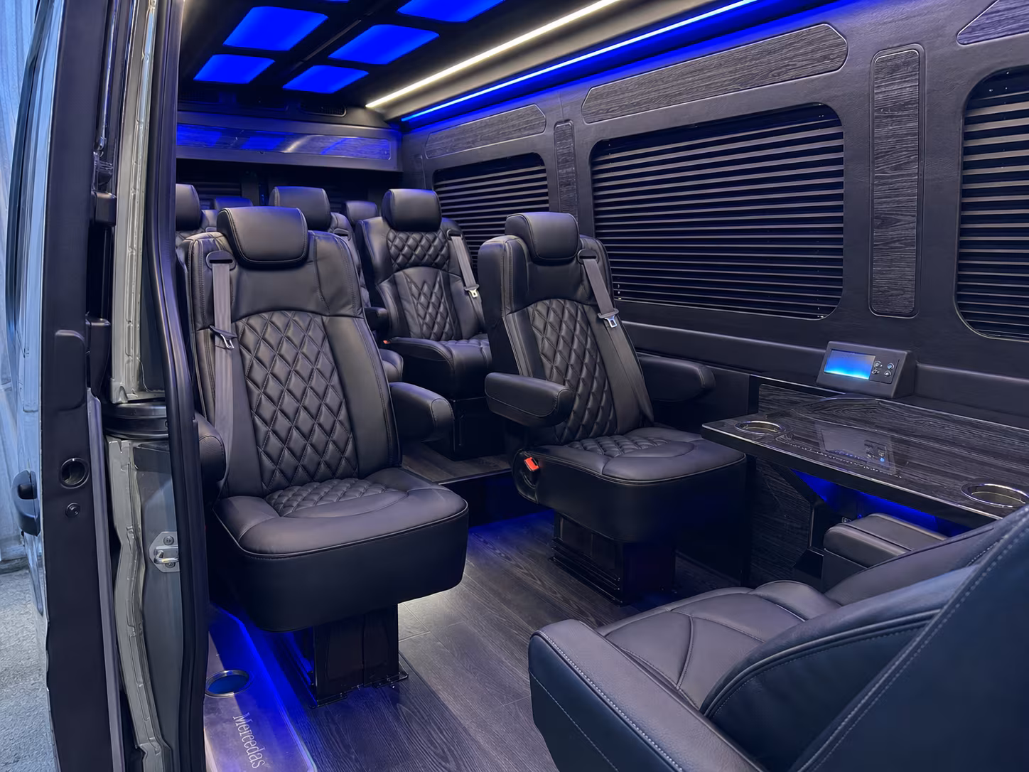 sprinter van transportation for groups and events across rialto